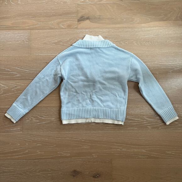 En Saison Ayden Sweater Top Ice Blue XS NWT - Picture 6 of 12